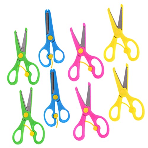 OSALADI 8 Stück Teiliges Scheren Sicherheits Scheren für Rot Grün Blau und Gelb für Diy Scrapbooking und Bastelprojekte Leicht und Tragbar OSALADI 8 Stück Teiliges Scheren Sicherheits Scheren für Rot Grün Blau und Gelb für Diy Scrapbooking und Bastelprojekte Leicht und Tragbar von OSALADI