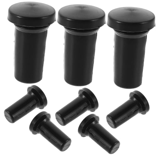 OSALADI 8 Stück Teiliges Silikon Ersatzset für Heißluftfritteusen Ecken Rutschfeste Schutzpuffer für Air Fryer und Backbleche Stoßdämpfend Einfach zu Reinigen Kompatibel mit Gängigen von OSALADI