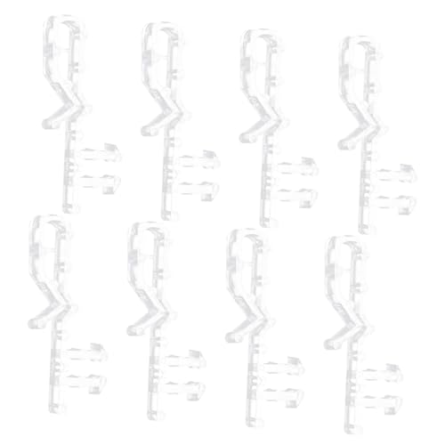 OSALADI 8 Stück Teiliges Transparente Klemmhalter für Senkrechte Jalousien Verschleißfest und Formstabil Einsetzbar für Vorhänge in Büro Hotel und Wohnzimmer OSALADI 8 Stück Teiliges Transparente Klemmhalter für Senkrechte Jalousien Verschleißfest und Formstabil Einsetzbar für Vorhänge in Büro Hotel und Wohnzimmer von OSALADI