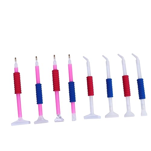 OSALADI 8stücke Diamant-zeichenstift Mit Geradem Diamant-punktierstift Und Diamant-zeichenwerkzeug Für Diamant-punktierprojekte Inklusive Diamant-punktierwerkzeug Für DIY von OSALADI