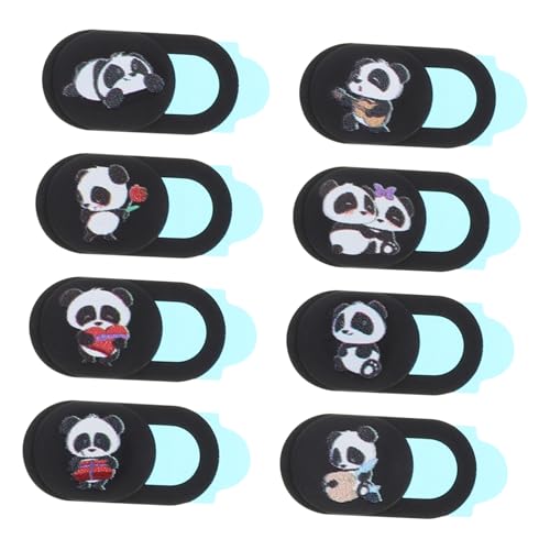OSALADI 8stücke Teiliges Set Panda-Muster Webcam Abdeckung Ultra-dünne Sichtschutz-Abdeckung Für Laptop Pc Smartphone Tablet Sicherer Schutz Für Ihre Privatsphäre OSALADI 8stücke Teiliges Set Panda-Muster Webcam Abdeckung Ultra-dünne Sichtschutz-Abdeckung Für Laptop Pc Smartphone Tablet Sicherer Schutz Für Ihre Privatsphäre von OSALADI