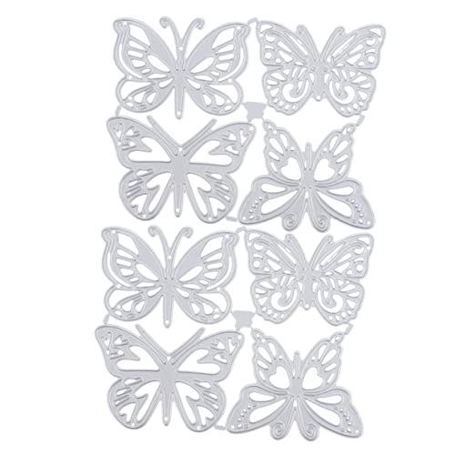 OSALADI 8stücke Schmetterlings-stanzformen Für Scrapbooking DIY-bastelarbeiten Fotoalben Und Grußkarten Aus Robustem Für Schmetterlingsmuster-prägen Und Dekoration von OSALADI