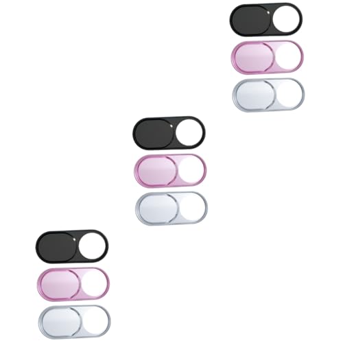 OSALADI 9 STK Kameraabdeckung Abdeckfolie Für Computerkameras Sichtschutzabdeckungen Für Kameras Notizbuch Netz Webcam-Blocker Für Laptop Handy Videokamera Aluminiumlegierung Schieberegler von OSALADI