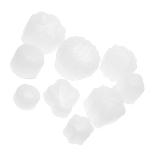 OSALADI 9 Stück Teiliges Silikon Kaktus Sukkulenten Formset Flexibel und Leicht DIY Kerzen und Handseifenform Hitzebeständig Einfach zu Entformen für Bastelarbeiten und Heimdekoration von OSALADI