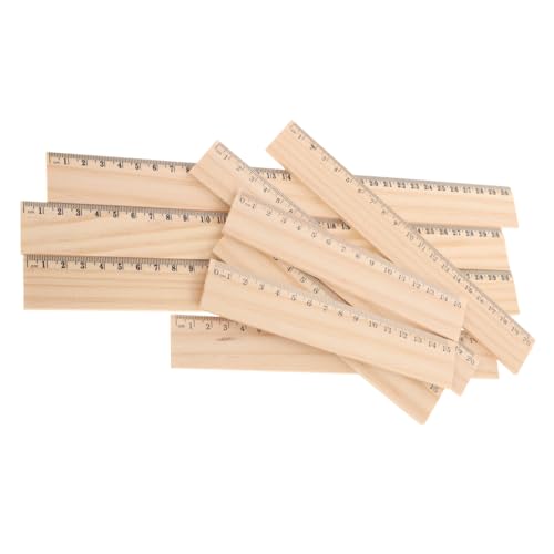 OSALADI 9stücke Holzlineale Zum Messen Und Zeichnen Metrische Lineale Fürs Büro Tragbare Gerade Zeichenlineale Aus Holz OSALADI 9stücke Holzlineale Zum Messen Und Zeichnen Metrische Lineale Fürs Büro Tragbare Gerade Zeichenlineale Aus Holz von OSALADI