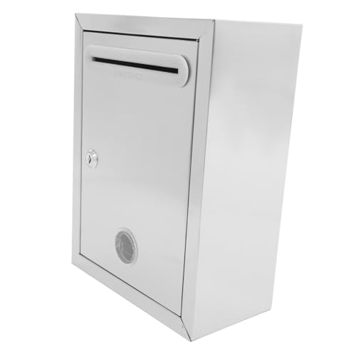 OSALADI Abschließbare Edelstahl Vorschlagsbox mit Schlitz Wandmontage Vielseitige Spenden und Wahlurne Robuste Metallkonstruktion Sicherer Kummerkasten für Büro und Öffentlichen Bereich OSALADI Abschließbare Edelstahl Vorschlagsbox mit Schlitz Wandmontage Vielseitige Spenden und Wahlurne Robuste Metallkonstruktion Sicherer Kummerkasten für Büro und Öffentlichen Bereich von OSALADI