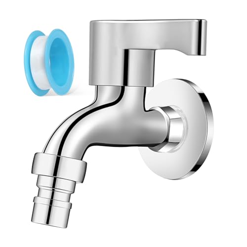 OSALADI Alloy Kupfer Waschmaschinen Wasserhahn Wandmontage Robust Langlebig Sicherer Anschluss Hohe Durchflussrate Leicht zu Reinigen Modernes Design für Küche und Garten OSALADI Alloy Kupfer Waschmaschinen Wasserhahn Wandmontage Robust Langlebig Sicherer Anschluss Hohe Durchflussrate Leicht zu Reinigen Modernes Design für Küche und Garten von OSALADI