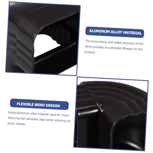 OSALADI Aluminiumlegierung Regenfallrohr Bogen Regenrohr Adapter Langlebiger für Dachrinnen Robust Vielseitig Einsetzbar OSALADI Aluminiumlegierung Regenfallrohr Bogen Regenrohr Adapter Langlebiger für Dachrinnen Robust Vielseitig Einsetzbar von OSALADI