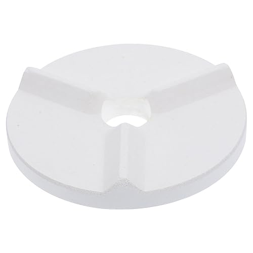 OSALADI Anti-Flow-Glasur-Kissenkuchen backen Keramik Werfen Hey Töpferofen-Tropfpfanne Werkzeug Töpferofen bewegliche Matte Töpferofenmatte Ofenzubehör Töpferofenauflage Aluminiumoxid Weiß von OSALADI