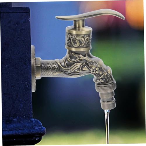 OSALADI Antiker Vintage Wasserhahn Wandmontage Zinklegierung Multifunktional Waschmaschine Garten Bad Balkon Armatur OSALADI Antiker Vintage Wasserhahn Wandmontage Zinklegierung Multifunktional Waschmaschine Garten Bad Balkon Armatur von OSALADI