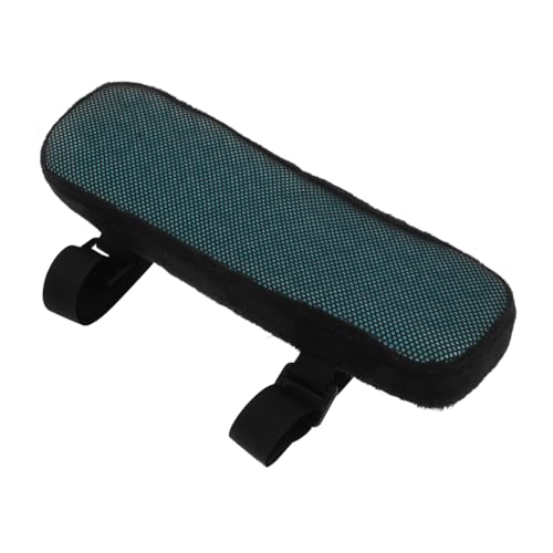 OSALADI Armlehnenpolster Einstellbar Unterstützung Gel-pad-Kissen Ausruhen Kissen Für Gaming-Stuhl Büro Stuhlarmschutz Ergonomisch Gepolstert Stuhl Armlehnenkissen Schwarz Stoff von OSALADI