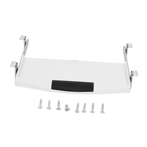 OSALADI Ausziehbare Tastaturablage aus Robustem Abs Tastaturtray unter Schreibtisch Einfache Installation Platzsparend für Büro und Homeoffice Langlebig und Vielseitig Einsetzbar von OSALADI