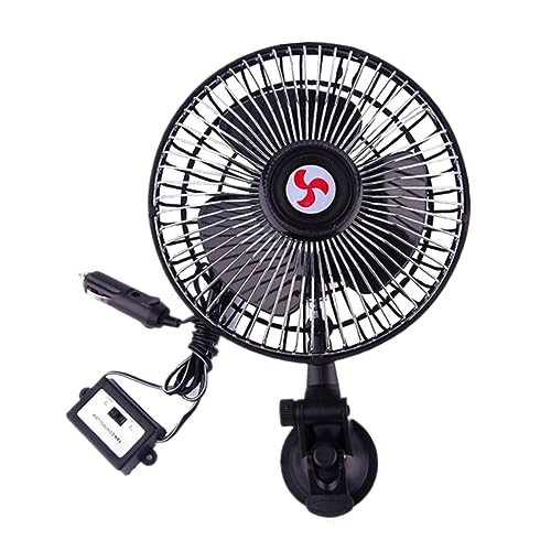 OSALADI Auto Lüfter mit Saugnapf Einstellbarer Leiser Fahrzeug Innenraum Kompakter und Langlebiger Kühlventilator für Autofenstermontage OSALADI Auto Lüfter mit Saugnapf Einstellbarer Leiser Fahrzeug Innenraum Kompakter und Langlebiger Kühlventilator für Autofenstermontage von OSALADI