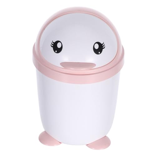 OSALADI Auto-papierkorb Schreibtisch-mülleimer Süß Auto Mülleimer Süßer Kleiner Mülleimer Cartoon-desktop-mülleimer Schreibtisch Mülleimer Mini-schreibtisch-mülleimer Rosa Pp von OSALADI