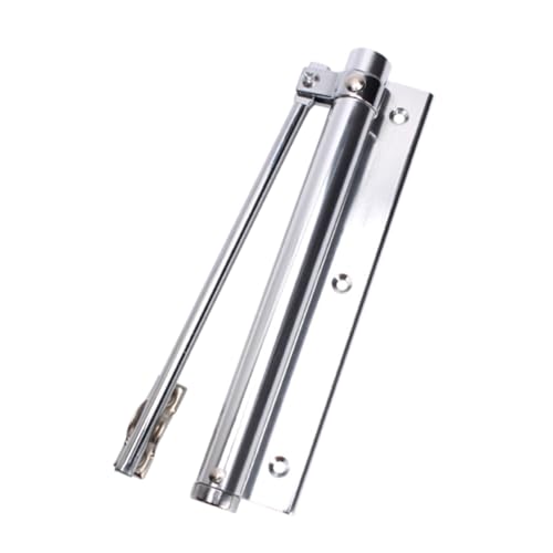 OSALADI Automatischer Türschließer für Zimmertüren Unsichtbarer Türfeder Dämpfer aus Leichtem Aluminium Starker Federmechanismus Einfache Montage mit Schrauben Geeignet für Türen bis von OSALADI