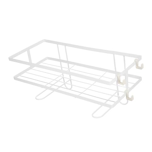 OSALADI Badezimmer Organizer mit Tissue Halter und Großem Stauraum für Toilettenartikel Einfache Montage Platzsparendes Design von OSALADI