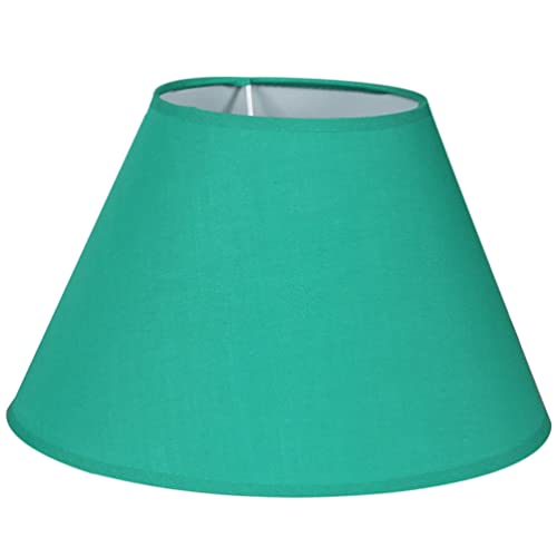 Bell Lampshades Kleine Lampenschirme E27 Clip-on-Lampenschirm Beleuchtungszubehör für Tisch-Stehlampen, 23X23X17CM, Grün von OSALADI