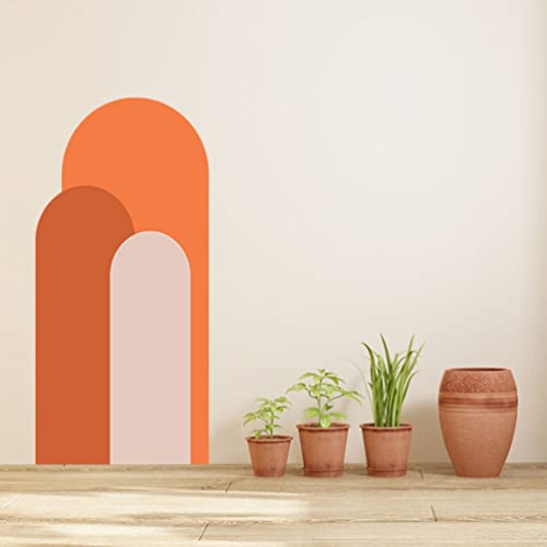 OSALADI Geometrische Wandaufkleber Selbstklebende Abnehmbare Wandtattoos Für Schlafzimmer Und Wohnzimmer Modernes Design Elegantes Zuhause Dekoration Für Kinderzimmer Und Wohnräume von OSALADI