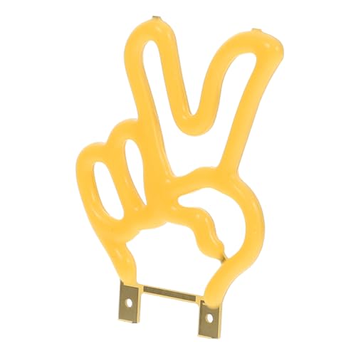 OSALADI Neon Wandleuchte Vintage Dekoratives Licht Handgesten Neonschild Mehrzweckdekor Für von OSALADI