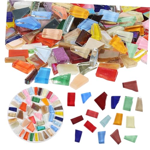 OSALADI Bunte Glas Mosaikfliesen Mix Unregelmäßige Bunte Glasscherben DIY Bastelsteine für Heimdekoration Vielfältige Farbmischung Kreative Mosaikprojekte OSALADI Bunte Glas Mosaikfliesen Mix Unregelmäßige Bunte Glasscherben DIY Bastelsteine für Heimdekoration Vielfältige Farbmischung Kreative Mosaikprojekte von OSALADI