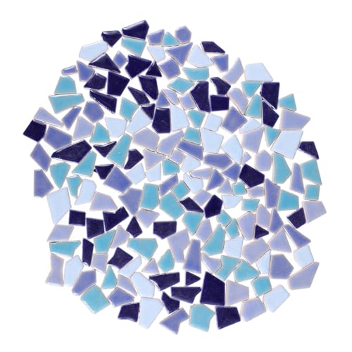 OSALADI Bunte Unregelmäßige Keramik Mosaiksteine Frostsichere DIY Fliesen für Handwerk Langlebig und Rutschfest für Wanddeko Geburtstags Weihnachtsgeschenke von OSALADI