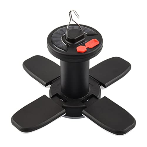 OSALADI Campingzelte Campingzelt Im Freien Hängendes Zeltlicht Zeltlaterne Hängen Leuchten Solar Camp Lampe Licht Notlicht Für Sturm Campingzelt Licht Outdoor-zelte Led Abs Markise von OSALADI