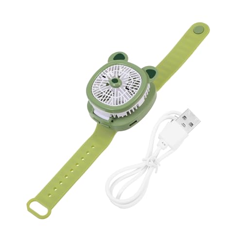OSALADI Cartoon USB Handventilator mit Handgelenkband Wiederaufladbarer Tragbarer für Jungen und Mädchen für Zuhause Büro Freien Starke Luftzirkulation Sommerliche Erfrischung von OSALADI