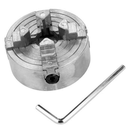 OSALADI Chuck -werkzeug Klemmzubehör Mini-bohrfutter Holzdrehwerkzeuge Und Zubehör Drehfutter Selbstzentrierendes Spannfutter Drehteil Werkzeugfutter Drehbohrfutter Silver Zinklegierung von OSALADI