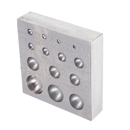 OSALADI Dapping Block Hochwertigem für Schmuckherstellung Gold Silber Kupfer Verarbeitungstool für Schmuckmacher und Reparaturarbeiten OSALADI Dapping Block Hochwertigem für Schmuckherstellung Gold Silber Kupfer Verarbeitungstool für Schmuckmacher und Reparaturarbeiten von OSALADI