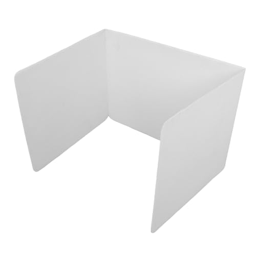 OSALADI Desk Privacy Divider Plastic Trifold Folder Reusable Classroom Partition Shield For Student Desks Wipeable Foldable Privacy Panel For School Testing And Focused Learning von OSALADI