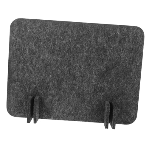 OSALADI Desktop -Bildschirm Studenten Schreibtischtrennwand Felt Bildschirm Schreibtisch Trennpaneel Schalldichte Schreibtischtrennwand Workstation-Partition Prüfteiler gefühlt Dark Grey von OSALADI