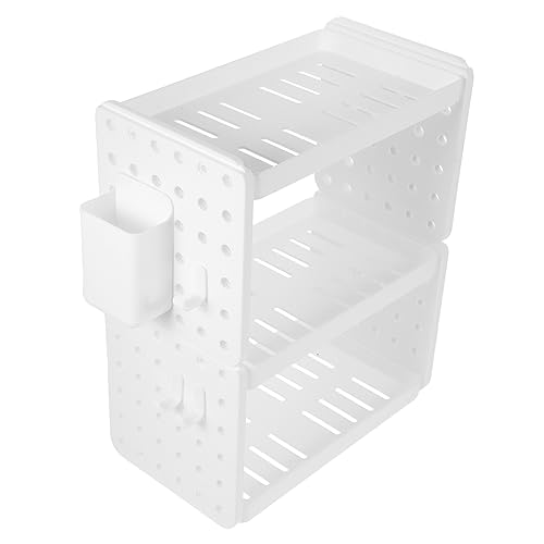 OSALADI Desktop Organizer Stöckiges Bücherregal für Schreibtisch Verschleißfester Briefsortierer Eleganter Zeitschriftenhalter für Büro und Platzsparend von OSALADI