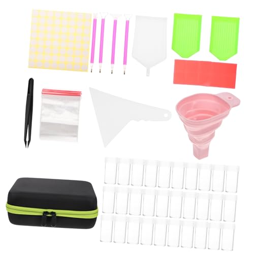 OSALADI Diamant Malerei Werkzeugset mit Aufbewahrungsbox Fächer Multifunktionales Set für DIY Kunsthandwerk Zubehör für Stickerei und Bastelarbeiten Grün Zubehörfarbe OSALADI Diamant Malerei Werkzeugset mit Aufbewahrungsbox Fächer Multifunktionales Set für DIY Kunsthandwerk Zubehör für Stickerei und Bastelarbeiten Grün Zubehörfarbe von OSALADI