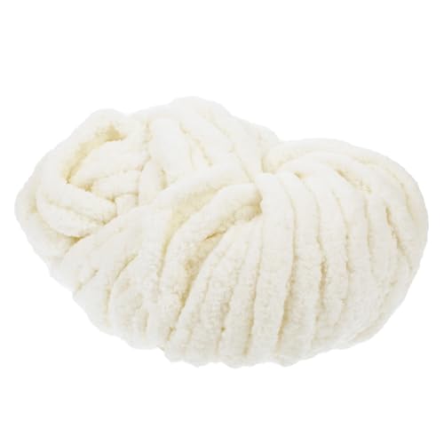 OSALADI Dicke Grobe Wolle Garn Handgewebtes Weiches Hautfreundliches Strickgarn für Decken Schals Boho teppiche Leichtes Langlebiges Chunky Chenille Garn von OSALADI