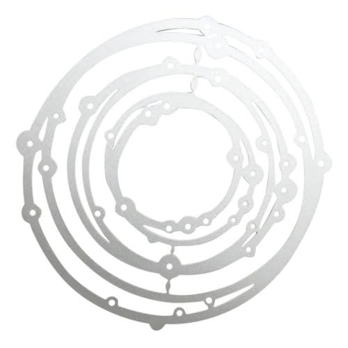 OSALADI Diy Blumenkranz Stanzform Hochlegiertem für Scrapbooking Kartenbasteln Hochzeitskarten und Diy Projekte Langlebig und Einfach zu Verwenden von OSALADI