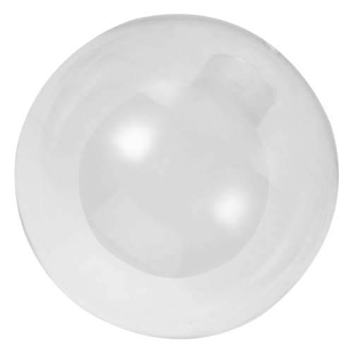 OSALADI Doppelglas Kugel Lampenschirm Transparent Fassung Ersatzglas Glaskugel Lampenabdeckung Modern Für Wohnzimmer Pendelleuchte Wandleuchte von OSALADI