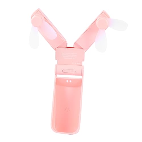 OSALADI Doppelt Kopf USB Wiederaufladbarer Faltbarer Mini Tischventilator für Sommer Tragbar für Reisen und Outdoor Leicht und Leise OSALADI Doppelt Kopf USB Wiederaufladbarer Faltbarer Mini Tischventilator für Sommer Tragbar für Reisen und Outdoor Leicht und Leise von OSALADI