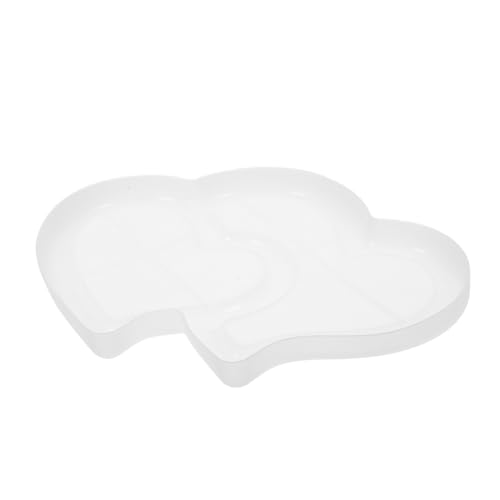 OSALADI Doppelte Herz Silikonform für DIY Resin Gießen Pralinenform Epoxidharz Formen Valentine Bastelset Hochflexibel Antihaft für Schokolade Seife Kerzen Herstellung von OSALADI