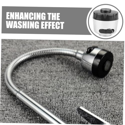 OSALADI Drehbarer Küchen wasserhahnfilter mit Elektroplattierung Spritzschutz Wasserfilter und Filteraufsatz für Sauberes Spritzfreies Wasser in Küche und Bad von OSALADI