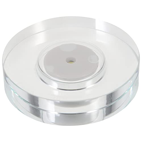 OSALADI Drehbarer Lampenhalter Ständer Drehteller Lichtsockel Becherständer Dreher Beleuchteter Ständer Drehbarer Ständer Acryltabletts Für Display Lampenfassung Led-Kunststoff OSALADI Drehbarer Lampenhalter Ständer Drehteller Lichtsockel Becherständer Dreher Beleuchteter Ständer Drehbarer Ständer Acryltabletts Für Display Lampenfassung Led-Kunststoff von OSALADI