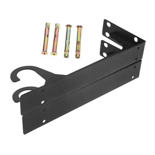 OSALADI Dreieckige Stütze Schwerlast-regalträger Kleiderstangen-wandhalterung Regalhalterung Mit Haken Kleiderstangenhalterung Aus Metall Wardrobe Rail Bracket Schwarz Kaltgewalzter Stahl OSALADI Dreieckige Stütze Schwerlast-regalträger Kleiderstangen-wandhalterung Regalhalterung Mit Haken Kleiderstangenhalterung Aus Metall Wardrobe Rail Bracket Schwarz Kaltgewalzter Stahl von OSALADI