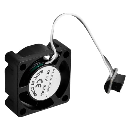 OSALADI Drucker Lüfter mit Dual Lager Axiallüfter für Konzentrierte Kühlung Geräuscharm Stabiler Betrieb Kompatibel für DIY von OSALADI