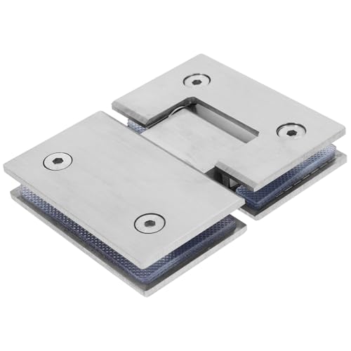 OSALADI Edelstahl Duschtürscharnier Gebürstet für Glas Robustes Bad Duschraum Beschlag Platzsparend Einfache Montage Sicherer Halt Moderner Stil OSALADI Edelstahl Duschtürscharnier Gebürstet für Glas Robustes Bad Duschraum Beschlag Platzsparend Einfache Montage Sicherer Halt Moderner Stil von OSALADI