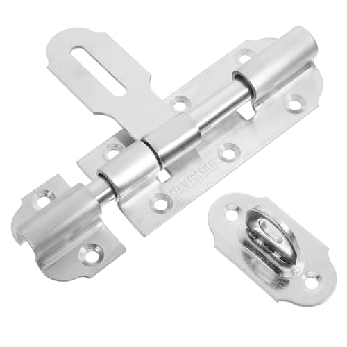 OSALADI Edelstahl Schiebetür Riegelschloss Heavy Duty Türriegel für Innentüren Fenster Badezimmer Vielseitig Einsetzbar Langlebig und Präzise Gefertigt OSALADI Edelstahl Schiebetür Riegelschloss Heavy Duty Türriegel für Innentüren Fenster Badezimmer Vielseitig Einsetzbar Langlebig und Präzise Gefertigt von OSALADI