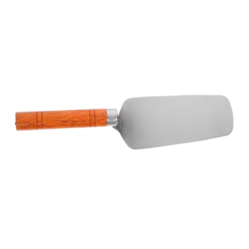 OSALADI Edelstahl-mauerwerkskelle mit Holzgriff Ergonomisches Glättwerkzeug für Fliesen Putz und Trockenbau Rostfreie Flache Spachtelkelle für Präzises Verlegen und Einfache Reinigung im von OSALADI