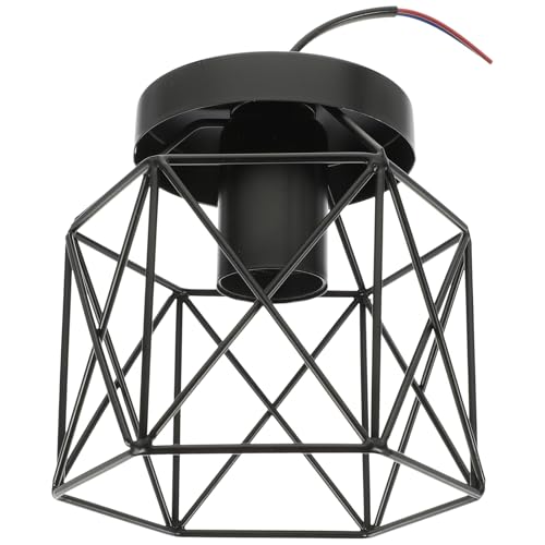 OSALADI 1Stück Industrielle Deckenleuchte Eisen Stilvolle Innenlampe für Flur und Einfache Montage Langlebig und Praktisch Dekorative Lampe für Modernen von OSALADI