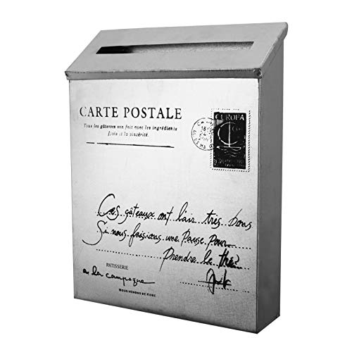 OSALADI Einzigartiges Outdoor-Ornament Retro-Eisen-briefkasten Foto-briefkasten Für Die Dekoration von OSALADI