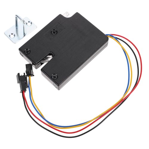 OSALADI Elektronisches Elektromagnet Schloss Schranktürschloss Tragbar Zugkraft Kompaktes Langlebiges Möbelschloss für Schränke Schlafzimmer Wäscheschrank Sicherheitsschloss von OSALADI