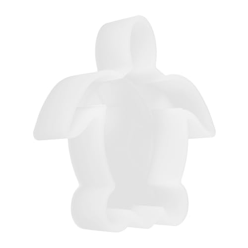 OSALADI Epoxidform Schildkröte Miniatur Klares Epoxidharz Tierformen Silikonharzgussform Silikonform-gießform Gießform Aus Silikon Silikonform Selber Machen DIY Bastelform Kieselgel Weiß von OSALADI