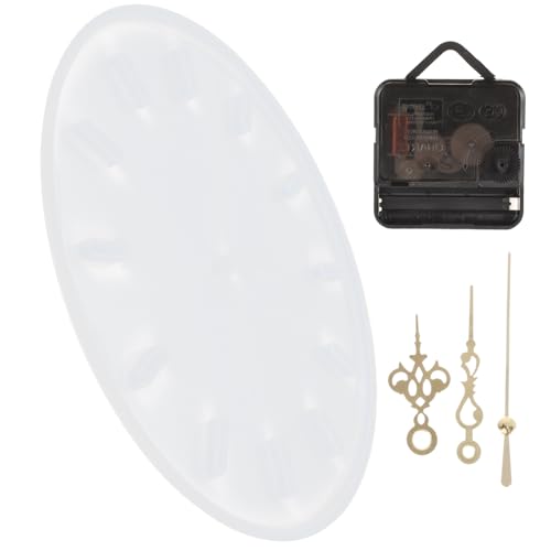 OSALADI Epoxidharz Silikon Gießform Rund für DIY Uhr Flexible Langlebige Form mit Uhrwerk Ersatzteile für Wanduhren Gestaltung und Bastelprojekte OSALADI Epoxidharz Silikon Gießform Rund für DIY Uhr Flexible Langlebige Form mit Uhrwerk Ersatzteile für Wanduhren Gestaltung und Bastelprojekte von OSALADI